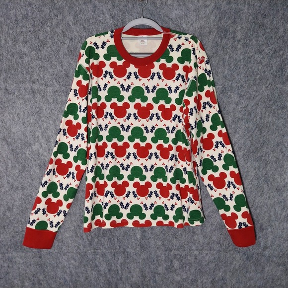 Disney Collection by Hanna Andersson Other - Disney Hanna Andersson Pajama Shirt Xl Mickey Mouse Christmas Organic Cotton